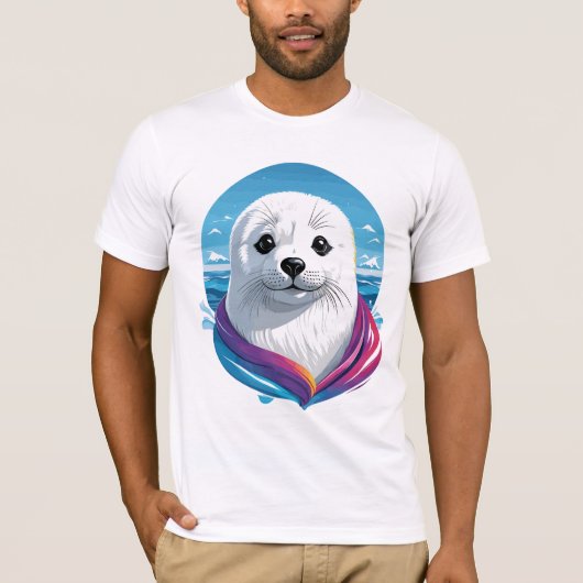 ハープシール Tシャツ (正面)