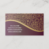 ハープストリングス楽器 名刺 (裏面)