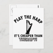 ハープセラピーデザイン ポストカード (正面/裏面)