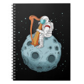 ハーププレーヤーギフトガールズハーピストギフトウーマンハープ ノートブック (正面)