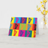 ハープポップ・アートのアート カード (黄色い花)