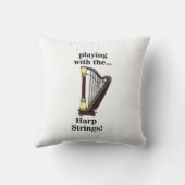 ハープミュージカル楽器ハープ クッション (裏面)