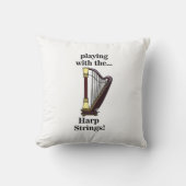 ハープミュージカル楽器ハープ クッション (正面)