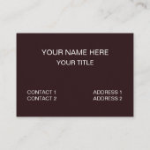 ハープミュージカル楽器ハープ 名刺 (裏面)