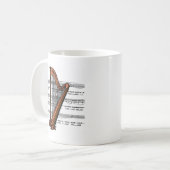 ハープミュージカル02 B コーヒーマグカップ (正面左)