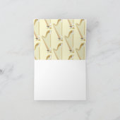 ハープミュージシャンミュージック先生 ノートカード (内部)