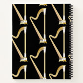 ハープミュージシャン音楽先生 ノートブック (裏面)