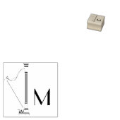 ハープミュージシャン音楽先生 ラバースタンプ (押印)