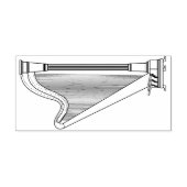 ハープミュージシャン音楽先生 ラバースタンプ (インプリント)