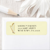 ハープミュージシャン音楽先生 ラベル (インサイチュ)