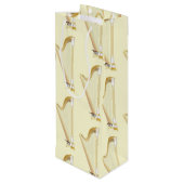 ハープミュージシャン音楽先生 ワインギフトバッグ (裏面アングル)