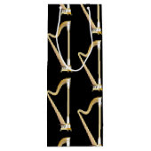 ハープミュージシャン音楽先生 ワインギフトバッグ (裏面)