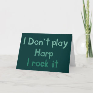 ハープロックitグリーティングカード カード