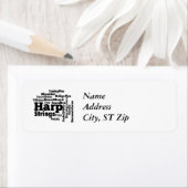 ハープワードクラウド ラベル (インサイチュ)