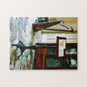 ハープ付きミュージックルーム ジグソーパズル (横)