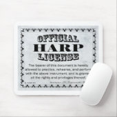 ハープ免許 マウスパッド (マウス)