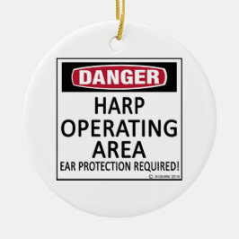 ハープ動作領域 セラミックオーナメント