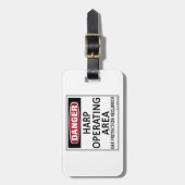 ハープ動作領域 ラゲッジタグ (正面縦)