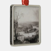 ハープ奏者のフェリー、ウェストヴァージニア メタルオーナメント (右)