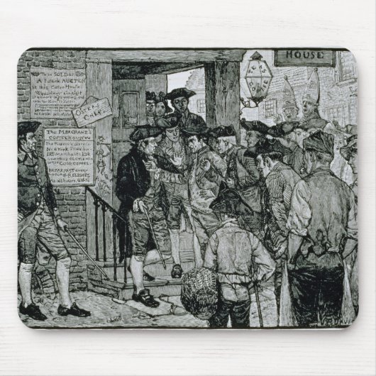 ハープ奏者の雑誌 マウスパッド (正面)