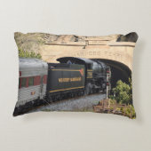 ハープ奏者フェリー枕 アクセントクッション (裏面)