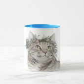 ハープ奏者虎猫 マグカップ (中央)