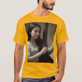 ハープ学ーの Tシャツ