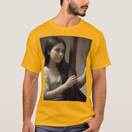 ハープ学ーの Tシャツ (正面)