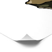 ハープ漫画イラストレーション ポスター (コーナー)