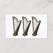 ハープ漫画イラストレーション 名刺 (裏面)