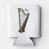 ハープ漫画イラストレーション 缶クーラー (裏面)