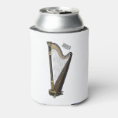 ハープ漫画イラストレーション 缶クーラー (缶裏面)