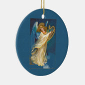 ハープ遊セラミックオーナメントのエンジェルの音楽 セラミックオーナメント (右)
