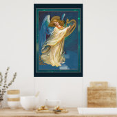 ハープ遊ポスターのエンジェルの音楽 ポスター (キッチン)