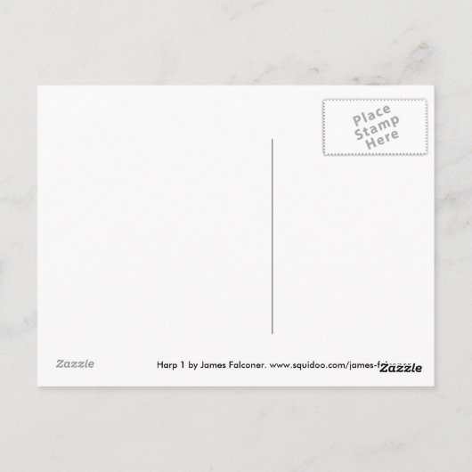 ハープ1 ポストカード (裏面)