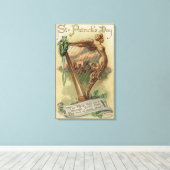 ハープ・オブ・ハラホールのシーン キャンバスプリント (インサイチュ (ウッドフロア))