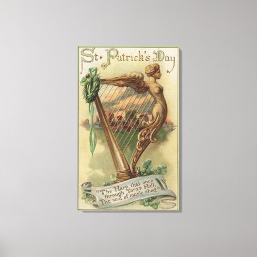 ハープ・オブ・ハラホールのシーン キャンバスプリント (正面)