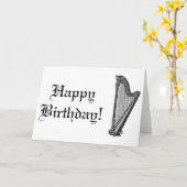 ハープ カード (黄色い花)