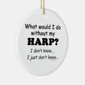 ハープ セラミックオーナメント (右)