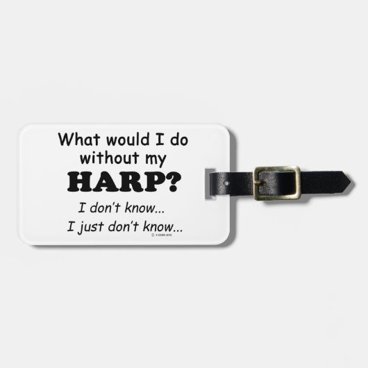 ハープ ラゲッジタグ (正面横)