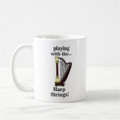 ハープ 楽器 ハープ コーヒーマグカップ (左)