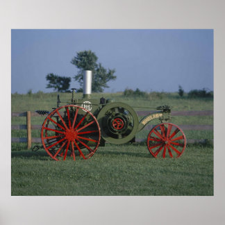 ハーベスタ国際的モグル8-16トラクター ポスター