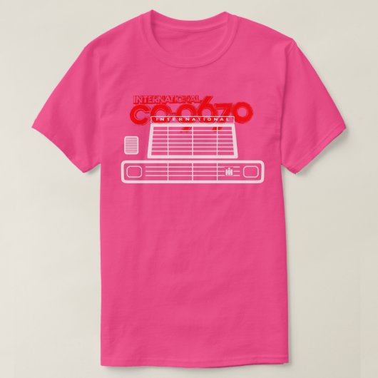 ハーベスタ国際的9670キャブオーバークラシックトラック Tシャツ (デザイン正面)