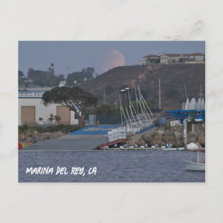 ハーベストすごい・ムーン – マリーナデル・レイ（カリフォルニア州） ポストカード