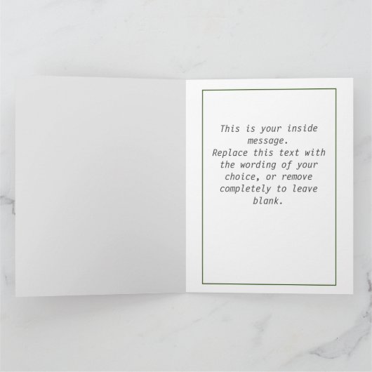 ハーベストのための教会の牧師フェスティバル漫画カード カード (内部)