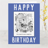 ハーベストのための教会の牧師フェスティバル漫画カード カード (黄色い花)