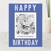 ハーベストのための教会の牧師フェスティバル漫画カード カード (正面)