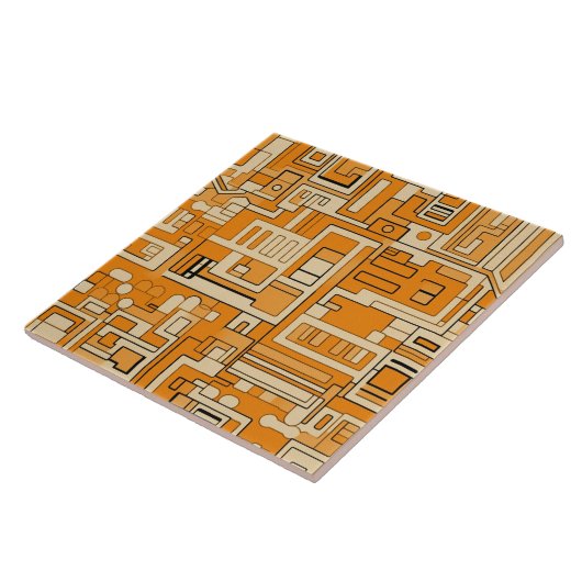 ハーベストウズアプリコモザイクパターン タイル (側面)