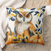 ハーベストオウル & オータムグロー リバーシブル クッション (ブランケット)