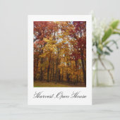 ハーベストオープンハウス秋リーフ 招待状 (スタンド正面)